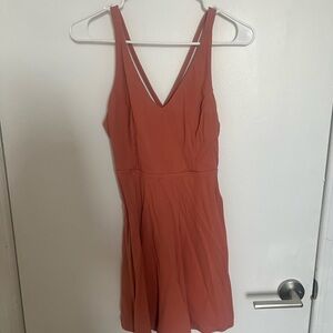 HALARA Orange Women’s Orange Dress With Matching Shorts Size S